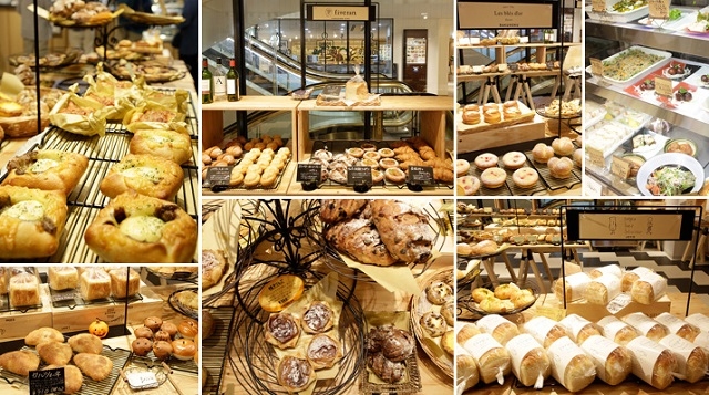 多彩な人気ベーカリーから厳選した50種類以上のパンがずらり。パン好きの方にとって夢のようなお店です☆