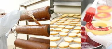 自社が手がけるバウムクーヘンブランドはじめ、製菓製造の機械管理をお任せ！