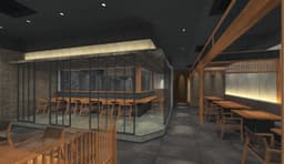 あか牛やかにを扱う専門店で、料理人としての引き出しを増やせる環境です。（かにしげパース）