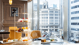 銀座4丁目を見下ろすスペシャルなロケーションが魅力の「tcc GINZA」。