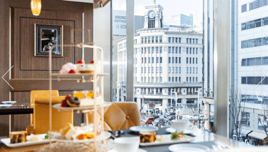 銀座4丁目を見下ろすスペシャルなロケーションが魅力の「tcc GINZA」。