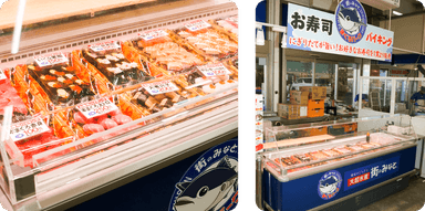 独自の仕入れルートを持つ水産商社型の安定企業。卸売から小売まで一貫した経営で長く働ける環境です。