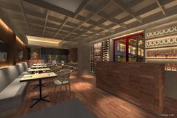 圧巻のワインセラーが迎えるエントランスの先に、シェフの感性と対話する空間