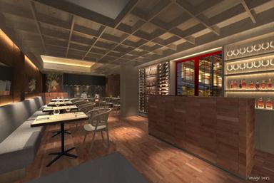 圧巻のワインセラーが迎えるエントランスの先に、シェフの感性と対話する空間