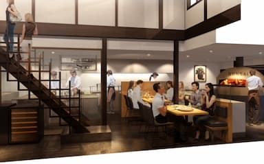 明治10年に建設された京町家をリノベーションしたピッツェリア&トラットリアのレストランです。