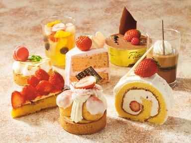 季節感あふれるスイーツの数々。あなたの技術が輝く舞台。