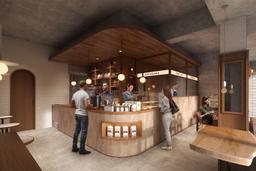 渋谷の街角に、あたたかみのある木目が目印の新店が誕生。